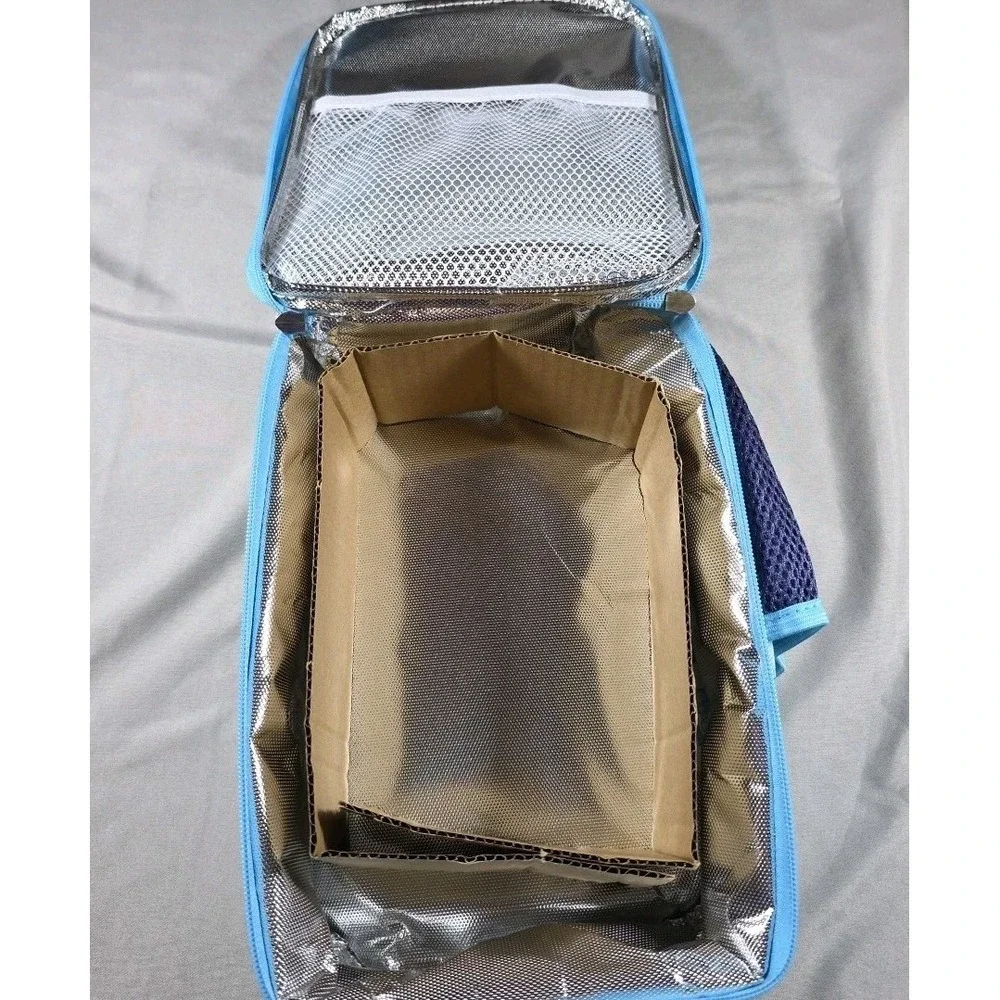 Bluey Insulated Kid's Blue‎ Lunch Bag with Mesh Pocket on Side NEW